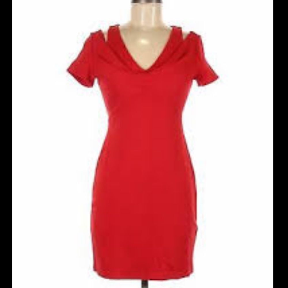Bailey/44 Red Bodycon Dress Size Medium